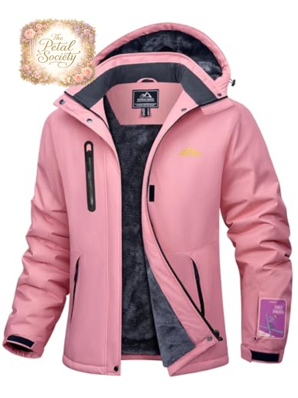 Women's Waterproof Ski Snow Fleece Winter Coat Warm Rain Jacket